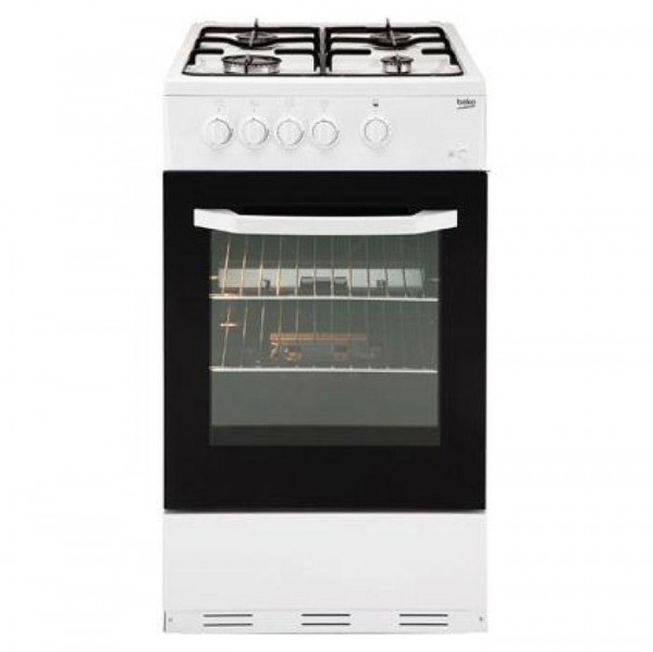 Beko ESG50W Gas Cooker with Single Oven