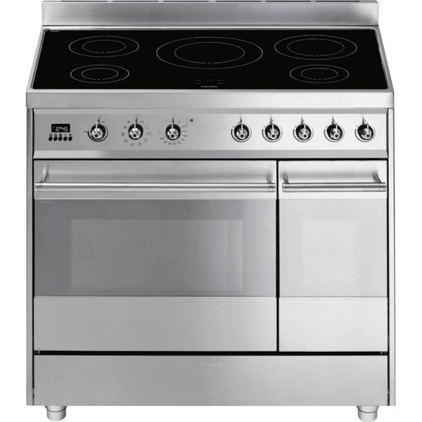 Smeg Symphony SY92IPX8 90cm Electric Induction Range Cooker