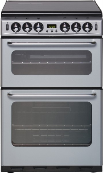 New World 550TSIDLM Silver Gas Cooker Separate Grill