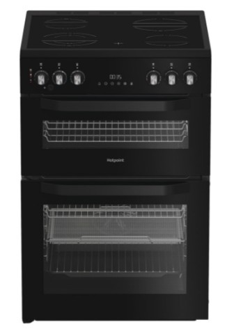 Hotpoint HDE6VDCASB1 Induction Electric Cooker with Double Oven