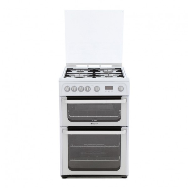 Hotpoint HUG61P Gas Cooker with Double Oven
