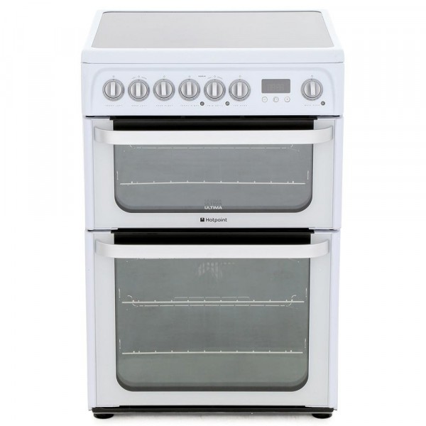 Hotpoint HUE61PS Electric Cooker with Double Oven