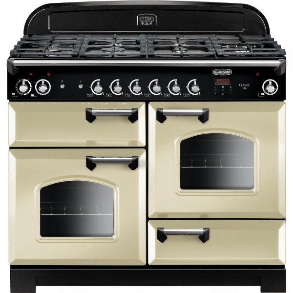 Rangemaster CLA110DFFCR/C Classic Cream 110cm Dual Fuel Range Cooker