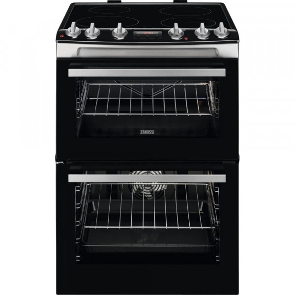 Zanussi ZCI66278XA Induction Electric Cooker with Double Oven