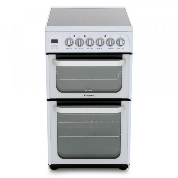 Hotpoint HUE52PS Ceramic Electric Cooker with Double Oven