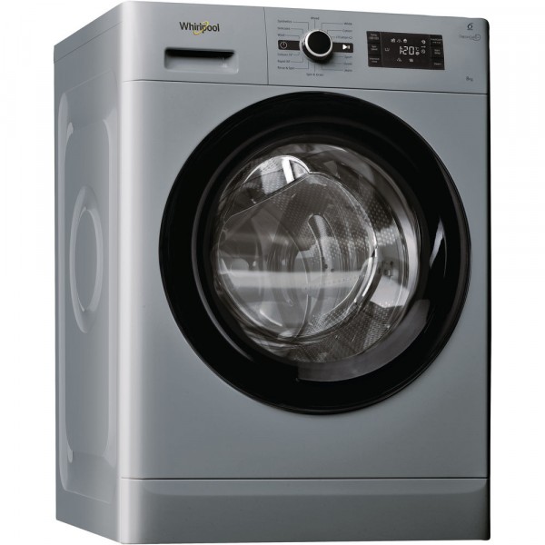 WHIRLPOOL FWG81496S 8Kg 1400Spin Silver Washer - NATIONWIDE DELIVERY