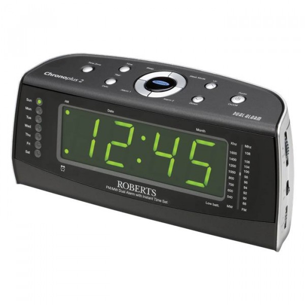Roberts CHRONO PLUS2 Fm/mw Clock Radio