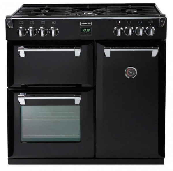 Richmond 900GTBLK black range cooker