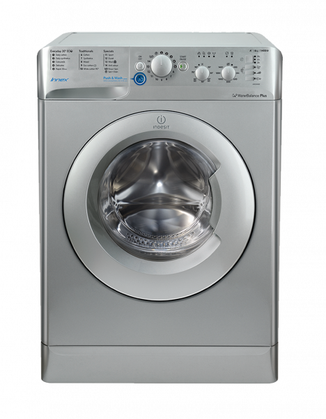 Indesit BWC61452S Silver 1400spin washing machine