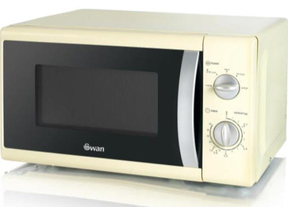 Swan SM40010CREN cream microwave oven