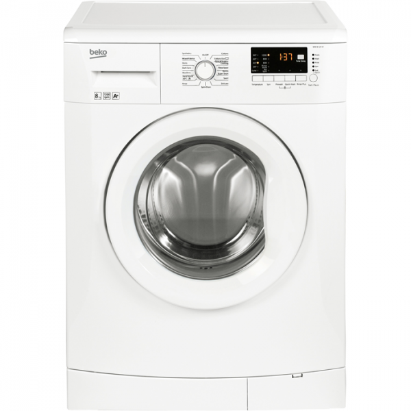 Beko WM8120W 8kg washing machine with duvet washing programme