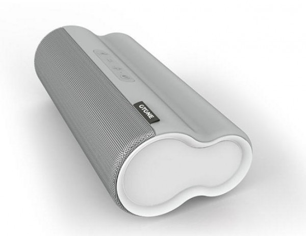 Otone BluFiniti-Wht portable rechargable bluetooth speaker