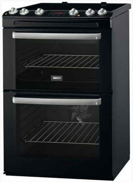 Zanussi ZCV667MNC Black electric cookers