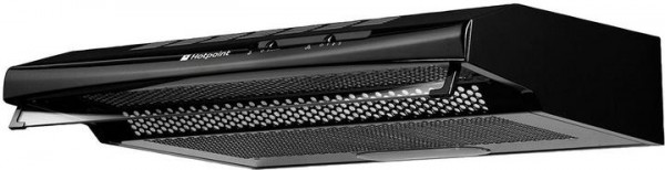 Hotpoint PSLCSE65FASK Black visor cooker hood