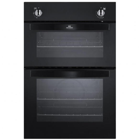 Newworld NW901GBLK Built In Twin Cavity Gas Oven