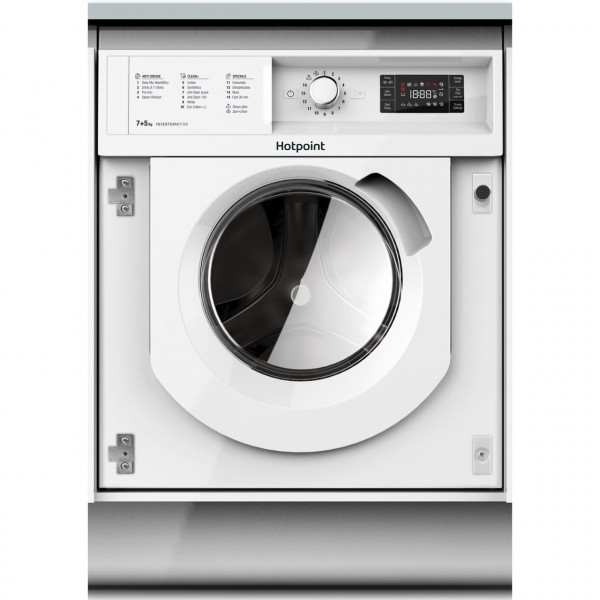 Hotpoint BIWDHG7148 Integrated 7Kg / 5Kg Washer Dryer with 1400 rpm - B Rated
