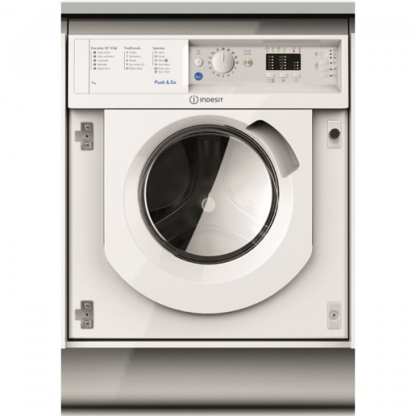 Indesit BIWMIL71452 1400 spin 7kg load built in washer