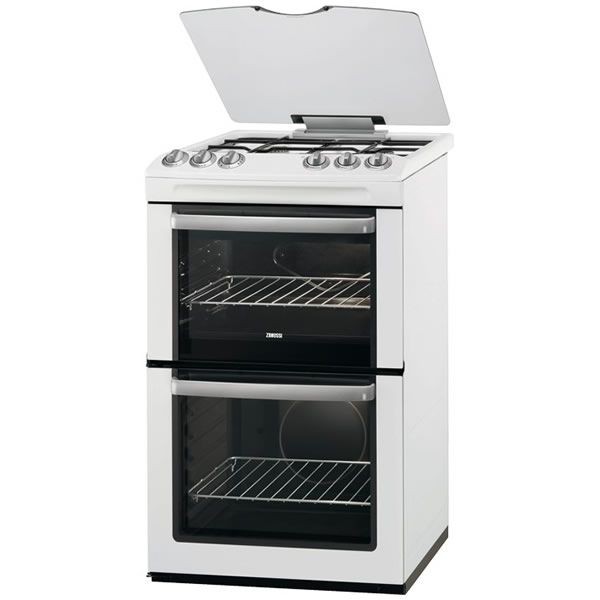 Zanussi ZCG55WGW 55cm White Gas Cooker
