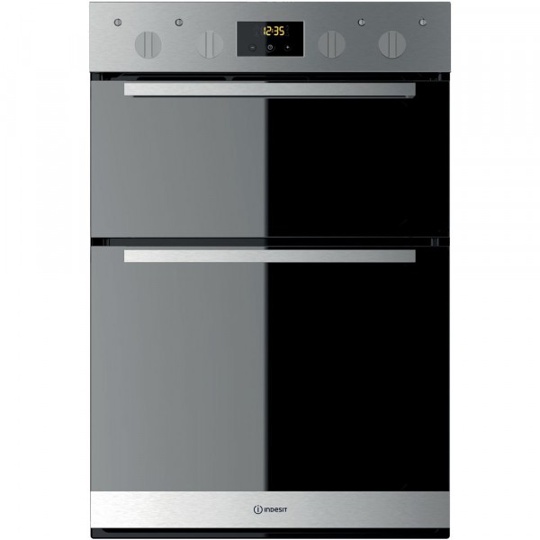 Indesit IDD6340ix Built in double oven integrated with timer