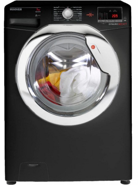 Hoover DXOC67C3B Black 1600 Spin 7Kg Washing Machine