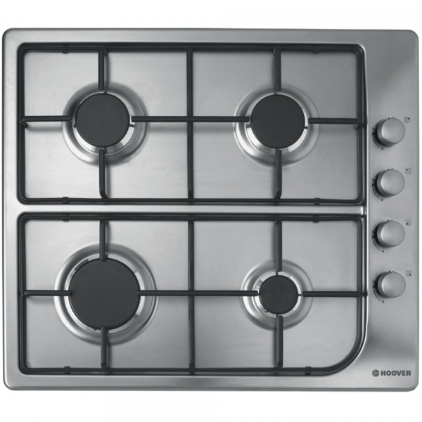 HOOVER HGL64SX STAINLESS STEEL GAS HOB