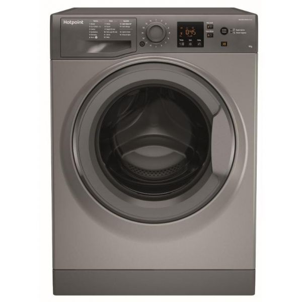 HOTPOINT NSWF943CGG 9KG 1400 SPIN A+++ GRAPHITE
