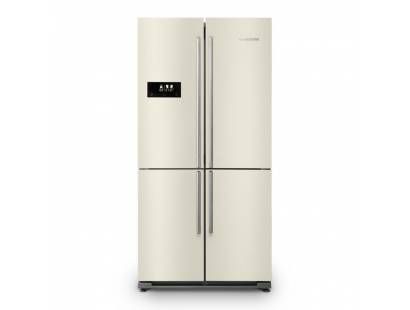 RANGEMASTER SXS18IVC AMERICAN STYLE FRIDGE FREEZER IVORY