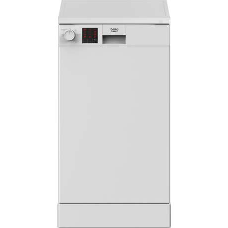 BEKO DVS05C20W Slimline Dishwasher 10 Place Setting White