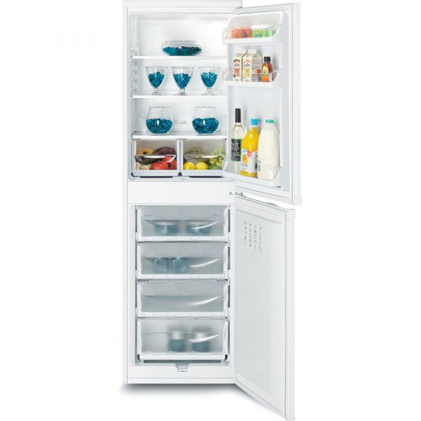 INDESIT IBD5517W 55CM TALL FRIDGE FREEZER WHITE