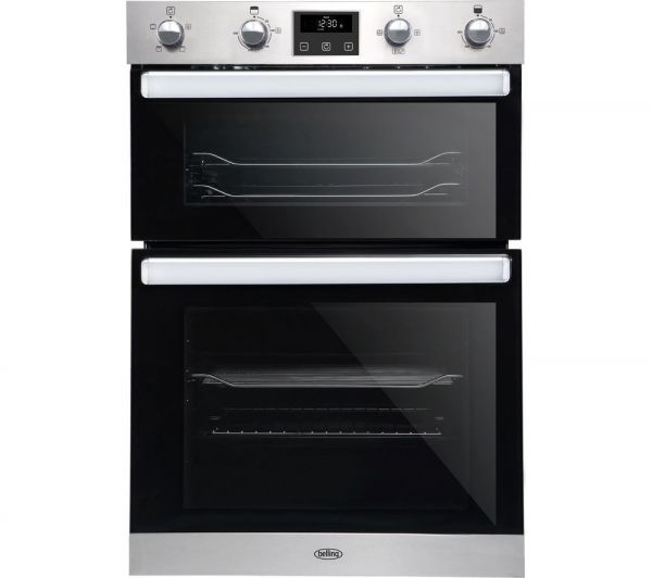 BELLING BI902FP-SS BUILT UP DOUBLE OVEN STAINLESS STEEL