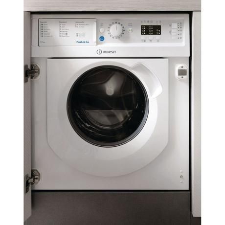 INDESIT BIWDIL7125 BUILT IN WASHER DRYER 7KG/5KG 1200 SPIN