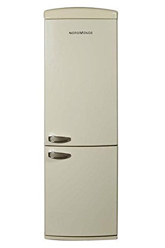NORDMENDE RETNF368A RETRO FRIDGE FREEZER CREAM