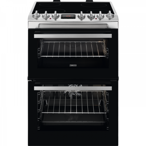 ZANUSSI ZCV69350XA 60CM DOUBLE OVEN STAINLESS STEEL