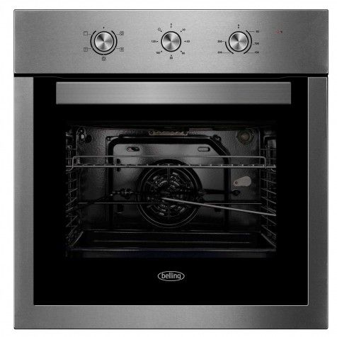 BELLING BI605F-SS SINGLE FAN OVEN STAINLESS STEEL