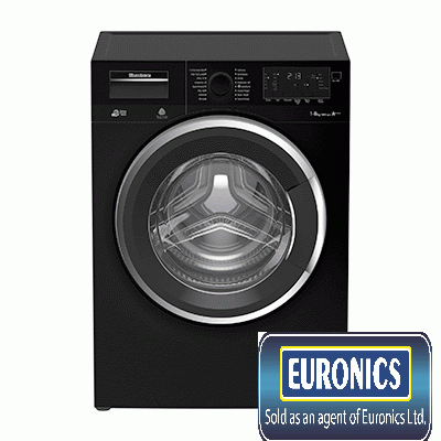 Blomberg LWF28442B 8kg 1400rpm Black Washing Machine