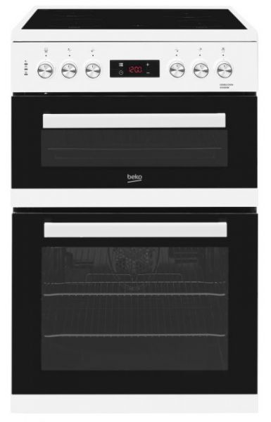 BEKO KDC653W 60cm Double Oven White