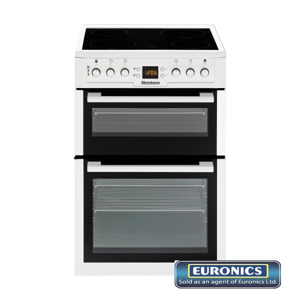 Blomberg HKN61W Cooker Ceramic Double Oven 60cm