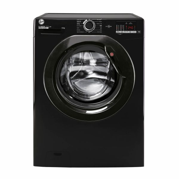 HOOVER H3W582DBBE 8KG 1500 SPIN BLACK WASHING MACHINE
