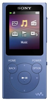 Sony NW-E394 8GB MP3 Player in colourful design with rich Bass sound | Blue