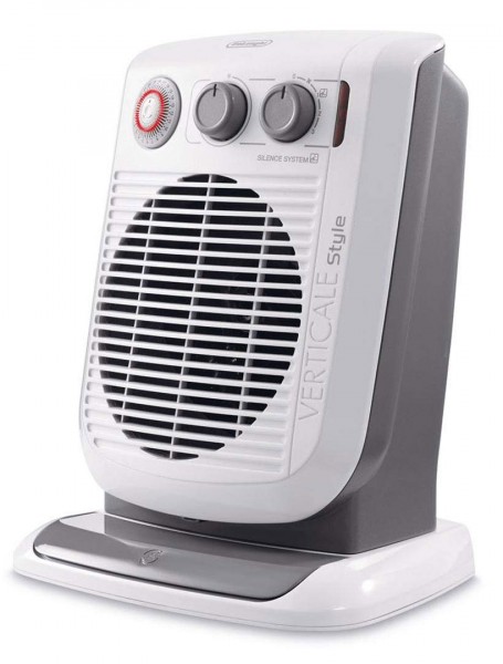 Vertical style fan heater with 24 hour timer