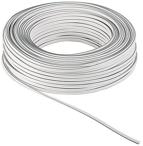 Goobay 67747 10 Metre Roll Speaker Cable | White