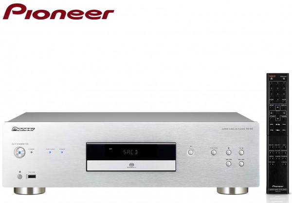 Pioneer PD-50 Super Audio CD Player with Rigid Under Base | Silver