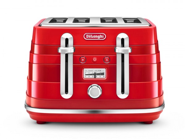 Avvolta 4 Slice Toaster in Red