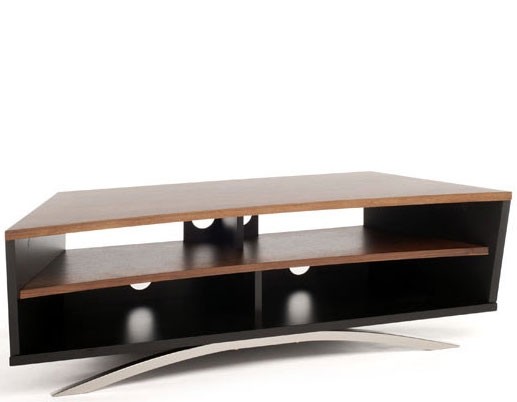 TechLink PR130SBW 'Prisma' Range TV Stand for Screens up to 65' | Black & Walnut