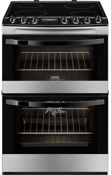 Zanussi ZCV68310XA 60cm Wide Multi-Function Cooker with Ceramic Glass Hob | Stainless Steel