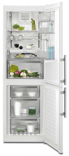 Electrolux EN3390MOW TwinTech FrostFree Fridge Freezer | White