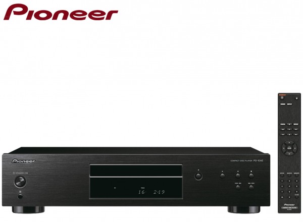 Pioneer PD-10AE Pure audio CD Player with Silent Drive | Black