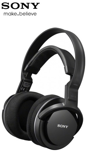 Sony MDR-RF855RK RF Wireless Rechargeable Headphones with Charging Dock