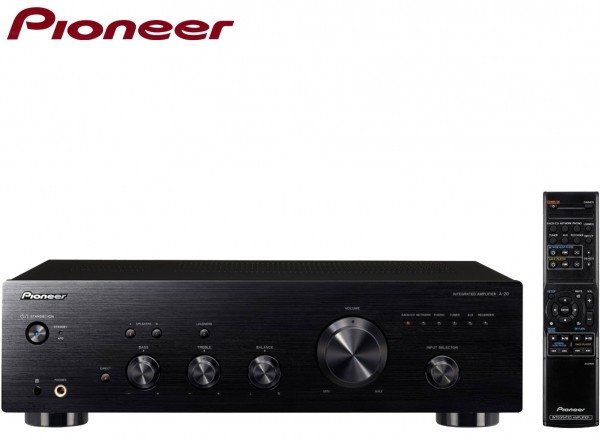 Pioneer A-20 Stereo Amplifier with Direct Energy Design and Aluminium Panels | Black