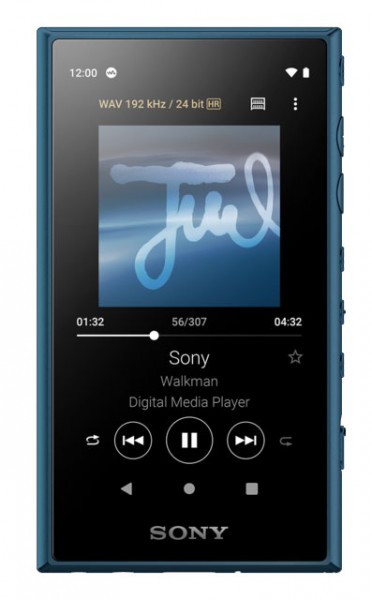 Sony NW-A105 A100 'A' Series Android Compatible Walkman®, High-Resolution Audio MP3 Player | Blue